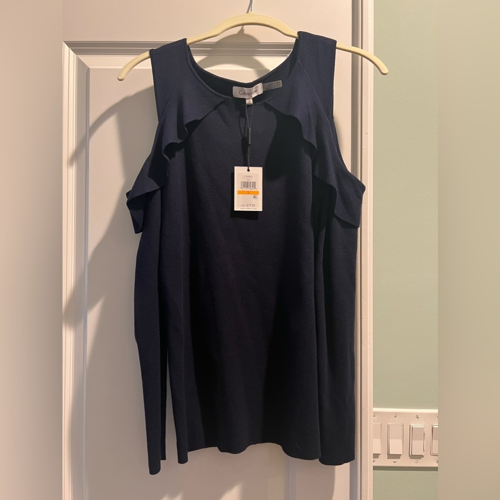 Calvin Klein cold shoulder Sweater
